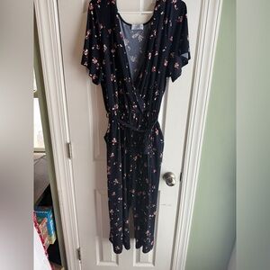 Kaileigh Navy Floral Dress